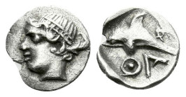 Island of Thrace, Thasos Hemiobol circa 400 - Ex Gemini IX, 2012, 78; Gemini XI, 2014, 86 and NAC 114, 2019, 1147 sales.