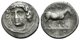Thessaly, Larissa Hemidrachm circa 380-365 - From the collection of a Mentor. Sold with original collector's ticket.