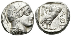 Attica, Athens Tetradrachm circa 454-404