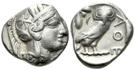 Attica, Athens Tetradrachm After 449