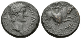 Macedonia, Amphipolis Tiberius, 14-37 Bronze circa 14-37
