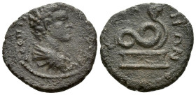Bithynia, Creteia-Flaviopolis Geta Caesar, 198-211 Bronze circa 198-211