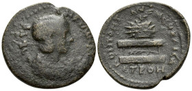 Bithynia, Neocaesarea Tranquillina, wife of Gordian III Bronze circa 241-242 (year 178 of Actian game)