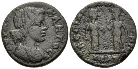 Aeolis, Temnus Pseudo-autonomous issue , Bronze circa 218-222. Time of Elagabalus. - Ex Naville sale 25, 218.