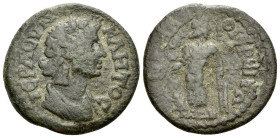 Lydia, Apollonoshieron Pseudo-autonomous issue. Bronze III cent.
