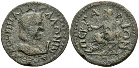 Pamphilia, Perge Salonina, wife of Gallienus Bronze circa 253-268 - Ex Naville sale 39, 2018, 215.