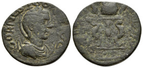 Coele-Syria, Damascus Salonina, wife of Gallienus Bronze circa 254-268 - From the Lindgren collection, privately purchased before 1985. Illustrated in...