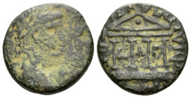 Judaea, Caesarea Panias Tiberius, 14-37 Bronze circa 29-30