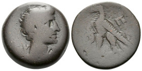 Egypt, Alexandria Octavian as Augustus, 27 BC – 14 AD Diobol – 80 Drachmai circa 30-28