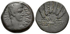 Egypt, Alexandria Octavian as Augustus, 27 BC – 14 AD Obol circa 1-5 AD