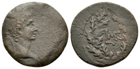 Egypt, Alexandria Octavian as Augustus, 27 BC – 14 AD Obol circa 11-12 (year 41)