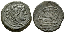ROMA in monogram series Quadrans circa 211-210