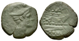 C. Cluvius Saxula. Sextans circa 169-158