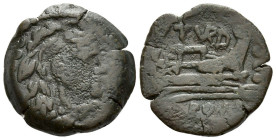 C. Papirius Turdus. Quadrans circa 169-158