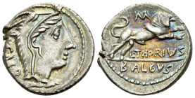 L. Thorius Balbus. Denarius circa 105