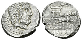 L. Rubrius Dossenus Denarius circa 87 - Ex ACR sale 3, 2011, 193.