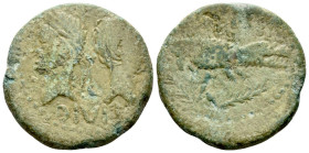 Octavian as Augustus, 27 BC – 14 AD As Nemausus circa 16-10 - From the Tenby collection. Sold with original collector’s ticket.