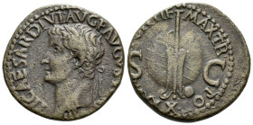 Tiberius, 14-37 As Rome 35-38 - Ex Empire Coins sale XIII, 1991, 130. From the Tenby collections. Sold with original collector's ticket.