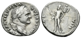 Vespasian, 69-79 Denarius Rome circa 77-78 - From the Tenby collection. Sold with original collector's ticket.