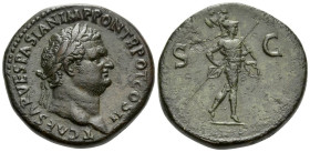 Titus caesar, 69 – 79 Sestertius Rome 72 - Ex NAC sale 101, 2017, 200.