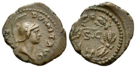 Domitian, 81-96 Quadrans Rome 81-92 - Ex Naville Numismatics sale 13, 2015, 172. Privately purchased from Pegasi Numismatics. From the Tenby collectio...