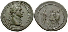 Domitian, 81-96 Sestertius Rome 86 - Ex Künker 193, 2011, 640; Gorny & Mosch 215, 2013, 143 and NAC 86, 2015, 186 sales.