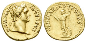 Domitian, 81-96 Aureus Rome 90-91 - Ex NAC sale 119, 2020, 42. Privately purchased from Moreno in 1984.