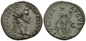 Nerva, 96-98 Dupondius Rome 97 - Ex UBS 78, 2008, 1596 and Tkalec February 2012, 182 sales. Privately purchased from Hess. Graded AU, strike:5/5, surf...