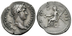 Hadrian, 117-138 Denarius Rome circa 134-138 - From the Tenby collection. Sold with original collector’s ticket.