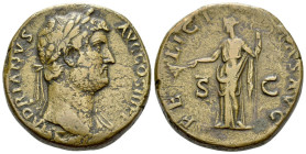 Hadrian, 117-138 Sestertius Rome 136 - From the Tenby collection. Sold with original collector’s ticket.