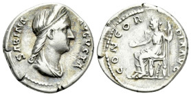 Sabina, wife of Hadrian Denarius Rome circa 130-133 - Ex Freeman & Sear Mail Bid sale 3, 1996, 411. From the Tenby collection. Sold with original coll...