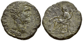 Clodius Albinus, 195-197 As Rome 194-195 - Privately purchased from Harvey Hurtt Ancient coins. From the Tenby collection. Sold with original collecto...
