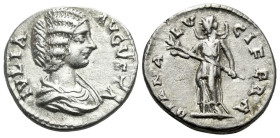 Julia Domna, wife of Septimius Severus Denarius Rome circa 196-211 - From the Tenby collection. Sold with original collector’s ticket.