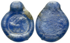 Glass pendant IV century