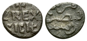 Palermo The Normans in South Italy and Sicily. Henry VI of Hohenstaufen, Emperor 1191-1197, King of Sicily 1194- 1197 1/4 Tercenary 1191-1197 - Ex NAC...