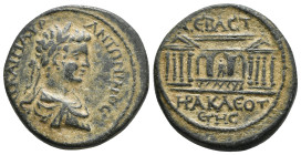 Pontos. Sebastopolis/Herakleopolis. Caracalla AD 198-217. Dated CY 208 = AD 205/6
Bronze Æ
[AY] KAI M AVP ANTΩNINOC, laureate, draped and cuirassed bu...