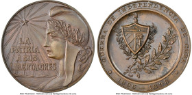 Republic bronze "War of Independence" Medal 1898-Dated MS64 Brown NGC, 35mm. A lovely example of a type that has only been offered by our firm once be...