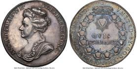 Anne silver "Accession" Medal 1702 UNC Details (Mount Removed, Cleaned) NGC, MI-228-3 (Plate CXV, Number 3), Eimer-389. By J. Crocker. Obverse: Crowne...