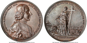 George III bronze "Death of Charles Edward Stuart" Medal 1788 MS63 Brown NGC, BHM-282. 53mm. By G. Hamerani. Struck at the order of Henry Stuart, Card...