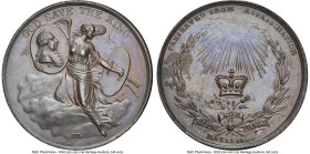 George III bronze "Preserved from Assassination" Medal 1800 UNC Details (Reverse Corrosion) NGC, BHM-486. By P. Kempson. 38mm. Struck to commemorate K...