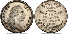 Middlesex. George III silvered "National Series" 1/2 Penny Token 1789 MS65 NGC, D&H-932. Plain edge. HID09801242017 © 2024 Heritage Auctions | All Rig...