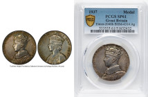 George VI silver Specimen "Coronation" Medal 1937 SP61 PCGS, BHM-4314, Eimer-2046b. 32mm. By Percy Metcalfe. HID09801242017 © 2024 Heritage Auctions |...