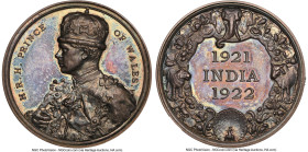 British Colony. George V silver "Prince of Wales Royal Visit" Medal 1922-Dated MS64 NGC, Pudd-921.2.2, BHM-4164, Eimer-1977. By F. Bowcher for Spink &...