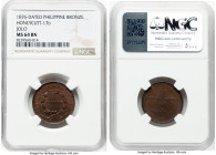 Spanish Colony. Alfonso XII bronze "Victory at Jolo" Token 1876-Dated MS64 Brown NGC, Honeycutt-17b, Basso-705b. 23.5mm. HID09801242017 © 2024 Heritag...
