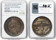 Republic silvered-bronze "Cagayan Valley Railroad" Medal 1961-Dated MS62 Brown NGC, Honeycutt-545. 45mm. HID09801242017 © 2024 Heritage Auctions | All...