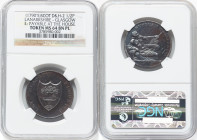 Glasgow. Lanarkshire copper 1/2 Penny Token ND (c.1790s) MS64 Brown Prooflike NGC, D&H-2. Edge: PAYABLE AT THE HOUSE OF GILBERT SHEARER & CO. Arms of ...