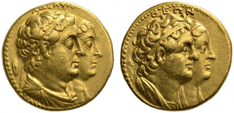  GRIECHISCHE MÜNZEN   DIE PTOLEMÄER IN AEGYPTEN   PTOLEMAIOS II. PHILADELPHOS, 2...