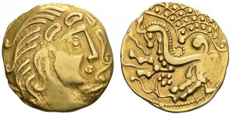  KELTISCHE MÜNZEN   FRANKREICH   PARISII  Stater der Klasse II, Gold, 100-50. Ko...