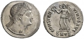  RÖMISCHE MÜNZEN   KAISERZEIT   CONSTANTINUS I. DER GROSSE, 307-337  Argenteus (&quot;Nummus&quot;), Silber, Thessalonika , Festemission zu den Vicenn...