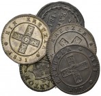  SCHWEIZER MÜNZEN & MEDAILLEN   AARGAU, KANTON   Lot von 6 Münzen: 5 Rappen 1829 (ss); 3 x 2 1/2 Rappen 1831 (ss und vz); 2 Rappen 1813 (ss) und 1 Rap...